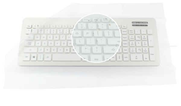 Sterilisable keyboard drape – protects any keyboard from dust and liquid ingress between keys
