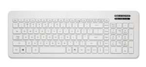 Washable white Very Cool keyboard by Man & Machine - top view