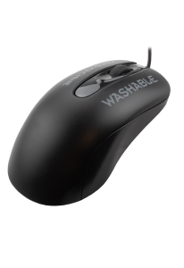 IP68 washable black computer mouse for cleanroom, healthcare and industrial settings - C Mouse black by Man & Machine