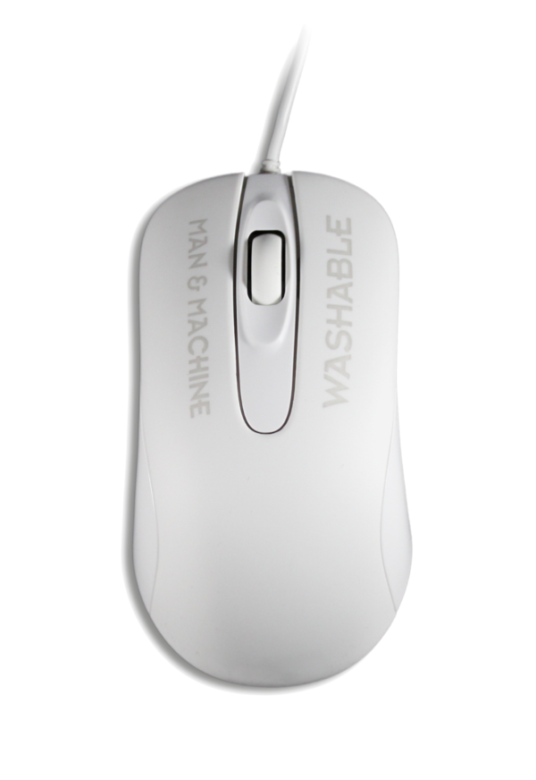 C Mouse – hygienic, washable IP68 mouse with scroll wheel for healthcare and cleanroom settings