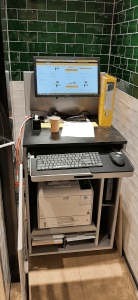 A water and dust proof black Man & Machine Its Cool keyboard and Mighty Mouse are seen in a dust and spill hazardous environment A water and dust proof black Man & Machine Its Cool keyboard and Mighty Mouse are seen in a dust and spill hazardous environment