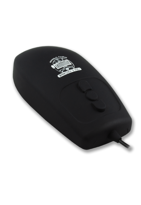 Rugged industrial computer mouse with oil resistance and full IP68 protection – Mighty O'Mouse by Man & Machine