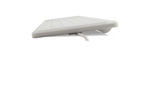 Man & Machine Y Cool keyboard slightly tilted for ergonomic typing comfort